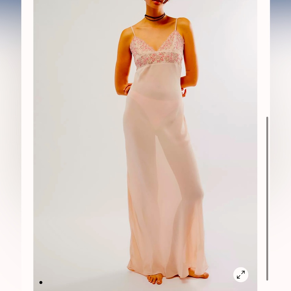 XS Free People Intimately Midnight Magic Slip Dress